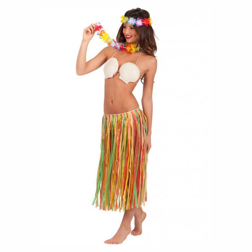 04740-1-SET-HAWAII SET HAWAII (COLLANA, FRONTALINO, GONNA LUNGHEZZA CM.70 C.CA)