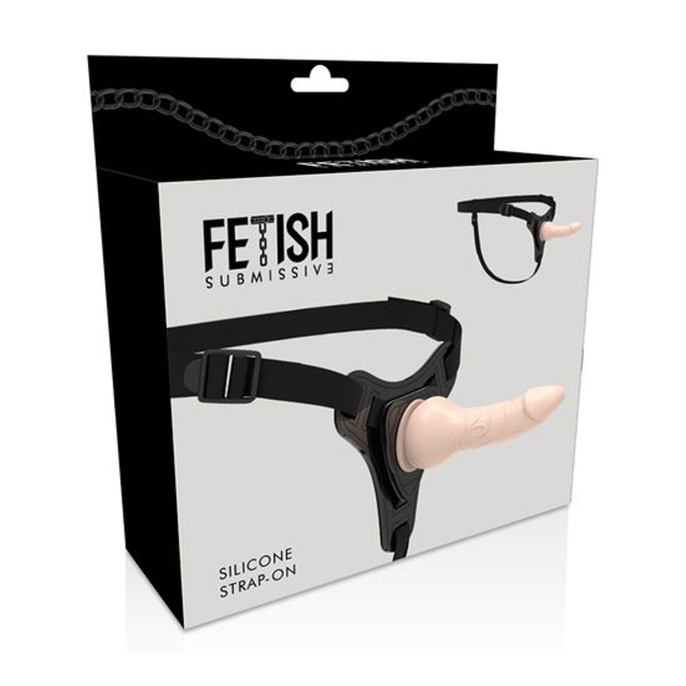 D-221304 FALLO REALISTICO INDOSSABILE PER LEI STRAP ON ANALE IN SILICONE COLOR CARNE ARTICOLO PER PRINCIPIANTI