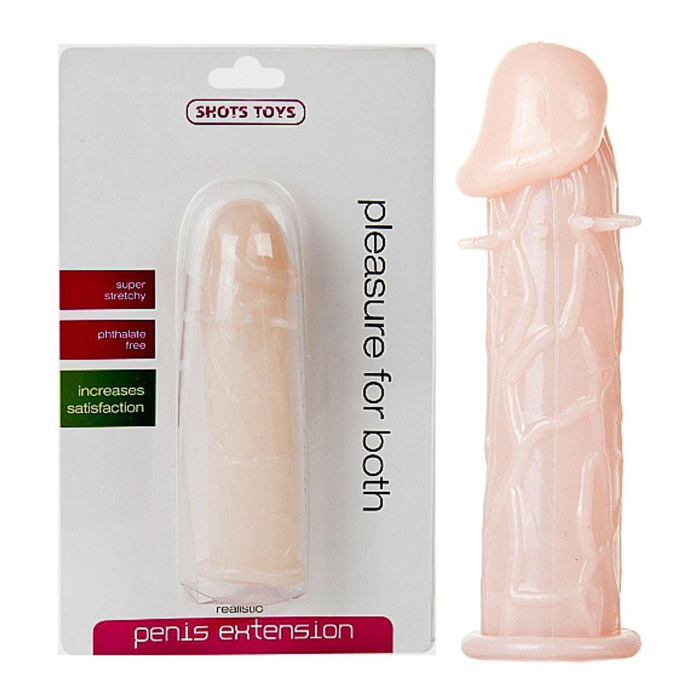 SHT118SKN REALISTIC PENIS EXTENSION - SKIN PROLUNGA