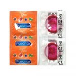 PASANTE STRAWBERRY 144 Preservativo rosso alla fragola in busta da 144 pz