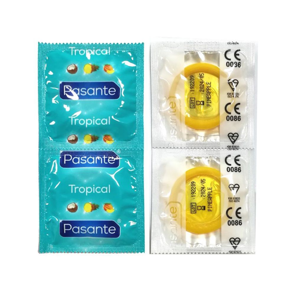 PASANTE TROPICAL 144 48 PZ COCCO 48 PZ MANGO 48 PZ ANANAS in busta da 144 pz
