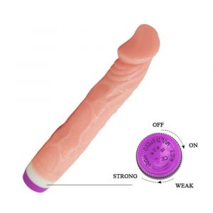D-218753 REALISTIC VIBRATOR FLESH 22 CM FALLO REALISTICO VIBRANTE IN PVC COLOR CARNE LUNGHEZZA 22 CM
