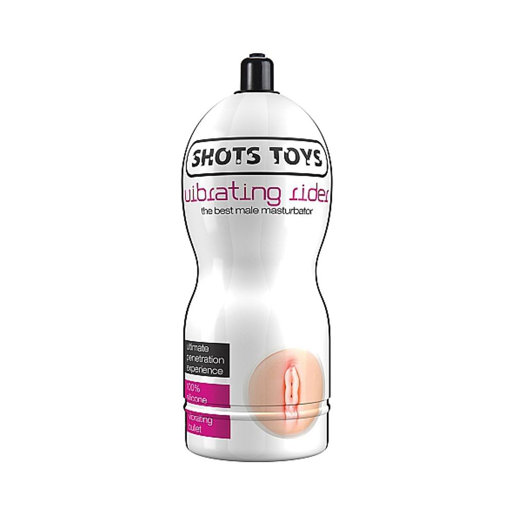 SHT077-3 SHOTS TOYS VIBRATING RIDER VAGINAL VIBRANTE FLESH COLOUR