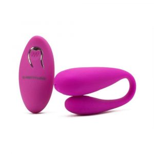 PRETTY LOVE ALDRICH VIBRATORE DI DESIGN IN SILICONE FUXIA 12 FUNZIONI CON TELECOMANDO WIRELESS RICARICABLE USB