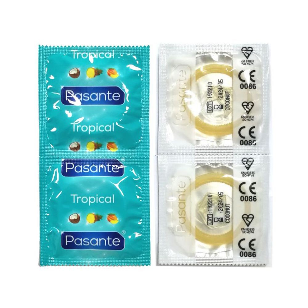 PASANTE TROPICAL 144 ANANAS 48 COCCO 48 MANGO 48 in busta da 144 pz