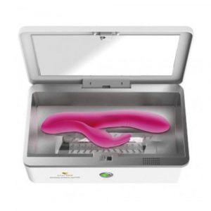 STERTOY STERILIZZATORE CASALINGO GERMICIDA BATTERICIDA ULTRAVIOLETTI + DETERGENTE LIQUIDO PER SEX TOYS