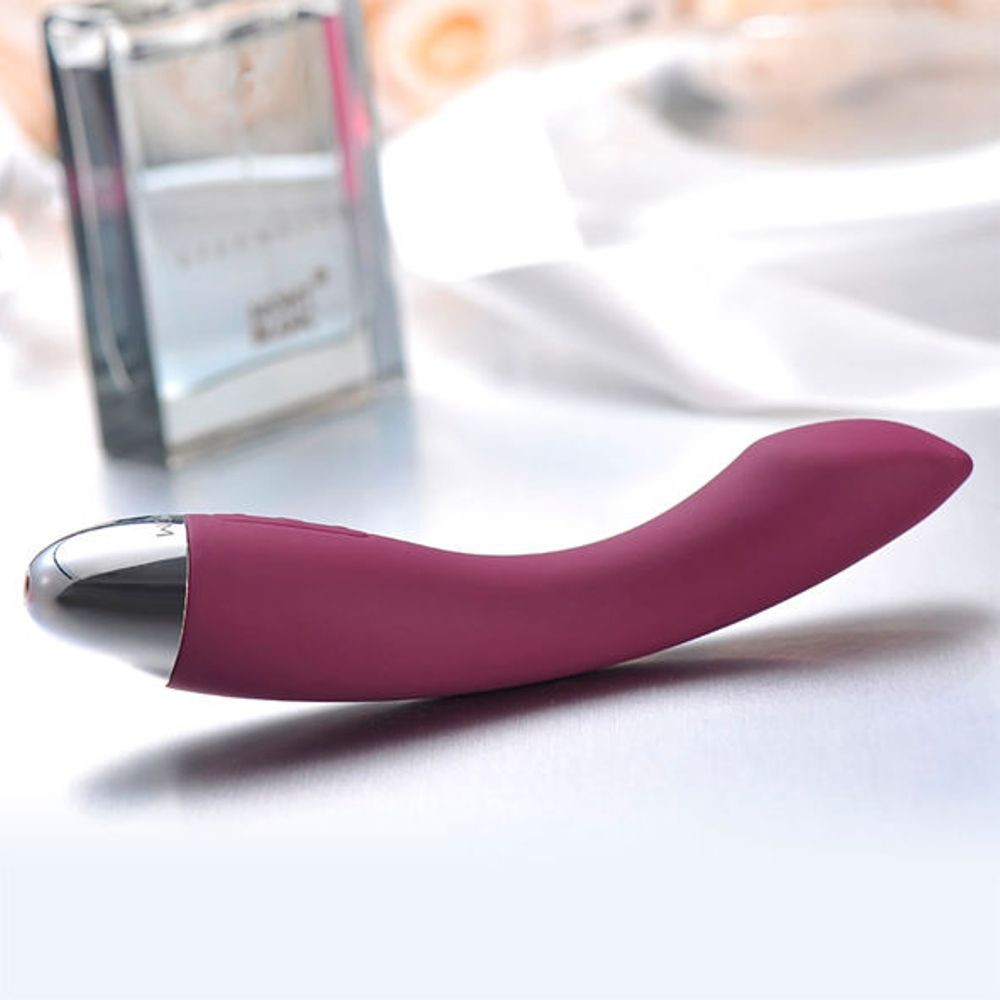 SVAKOM AMY PURPLE STIMOLATORE VIBRATORE DI DESIGN SILICONE