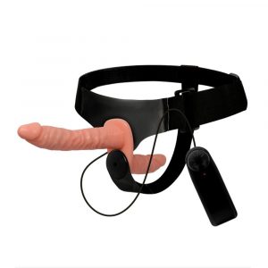HARNESS ATTRACTION STRAP ON DONNA PER LEI DOPPIO VIBRANTE