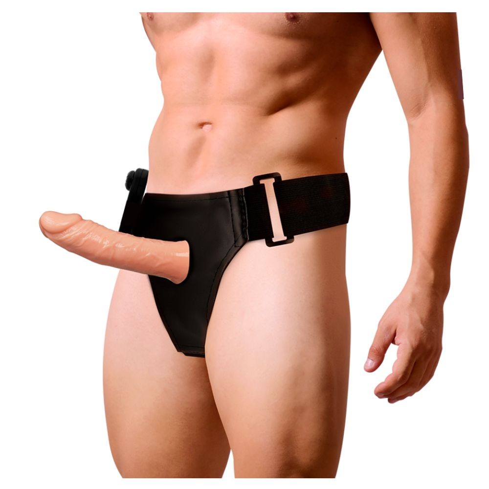 HARNESS ATTRACTION STRAP ON UOMO PER LUI VIBRANTE