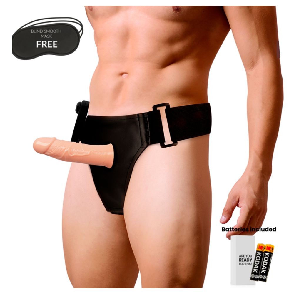HARNESS ATTRACTION STRAP ON UOMO PER LUI VIBRANTE