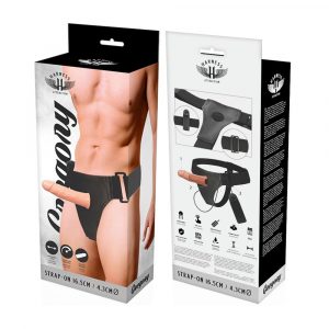 HARNESS ATTRACTION STRAP ON UOMO PER LUI VIBRANTE