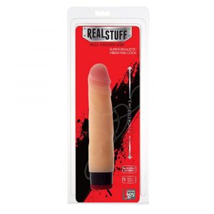 20638 REALSTUFF FALLO REALISTICO VIBRANTE CON VELOCITÀ REGOLABILE COLOR CARNE 7”