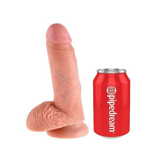 PD5506-21 PIPEDREAM - KING COCK 7 INCH COCK - WITH BALLS – SKIN