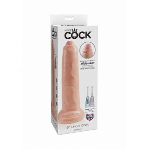 PD5562-21 PIPEDREAM KING COCK 9" UNCUT – FLESH FALLO REALISTICO NON CIRCONCISO 9"