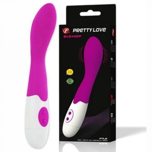 PRETTY LOVE BISHOP SILICONE FUXIA SILENZIOSO 30 FUNZIONI CM 20 X 3