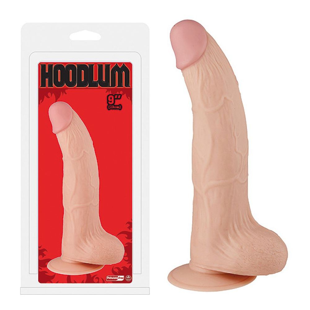 55078149 HOODLUM REALISTIC DONG 9” FLESH