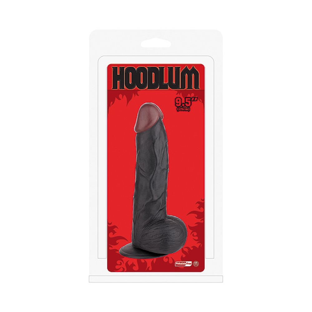 55078154 HOODLUM REALISTIC DONG CA. 24.0CM BLACK