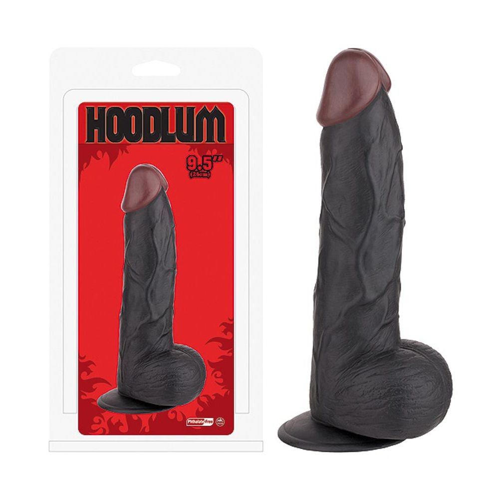 55078154 HOODLUM REALISTIC DONG CA. 24.0CM BLACK