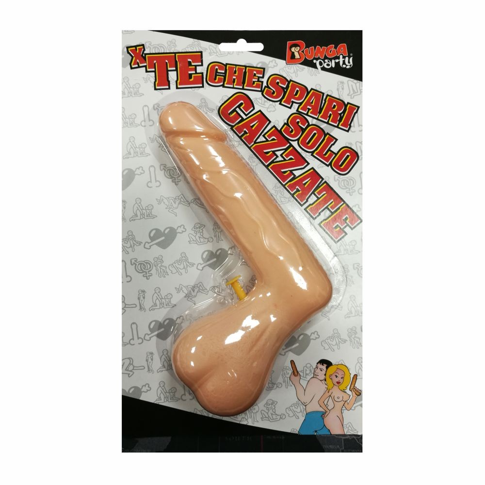3659 SEX17049 PISTOLA AD ACQUA A FORMA DI PENE GADGET PER ADULTI ADDIO AL NUBILATO MATRIMONI