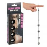 D-225042 PALLINE DI METALLO ANALI VAGINALI 4 PZ CON FILO