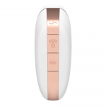 SATISFYER CONNECT LOVE TRIANGLE WHITE GOLD STIMOLATORE SUCCHIA CLITORIDE