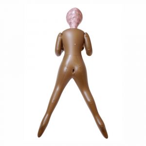AMELIA LOVE DOLL BAMBOLA GONFIABILE NERA DI COLORE GRANDEZZA REALE 3 FORI