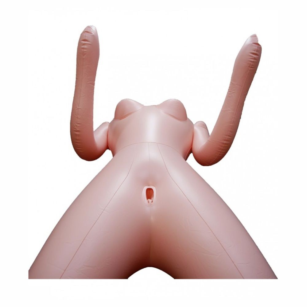 BRUKSELA LOVE DOLL BAMBOLA GONFIABILE BIANCA BIONDA EUROPEA GRANDEZZA REALE 3 FORI