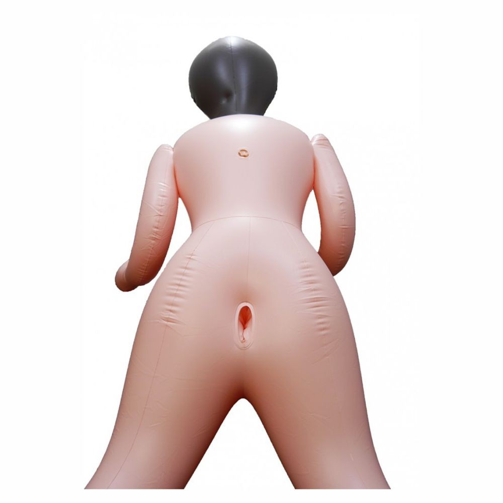 BRUKSELA LOVE DOLL BAMBOLA GONFIABILE BIANCA BIONDA EUROPEA GRANDEZZA REALE 3 FORI