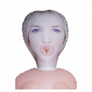 FLORYDA LOVE DOLL BAMBOLA GONFIABILE BIANCA BIONDA AMERICANA GRANDEZZA REALE 3 FORI