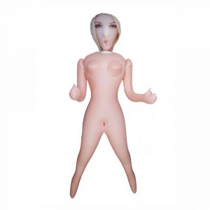 MONIKA LOVE DOLL BAMBOLA GONFIABILE BIANCA POLACCA GRANDEZZA REALE 3 FORI