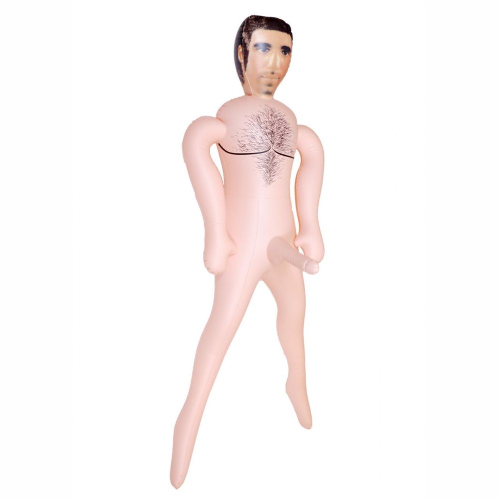 POSTMAN LOVE DOLL BAMBOLO GONFIABILE MASCHIO UOMO BIANCO POSTINO SUPERDOTATO 20 CM