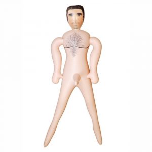 POSTMAN LOVE DOLL BAMBOLO GONFIABILE MASCHIO UOMO BIANCO POSTINO SUPERDOTATO 20 CM