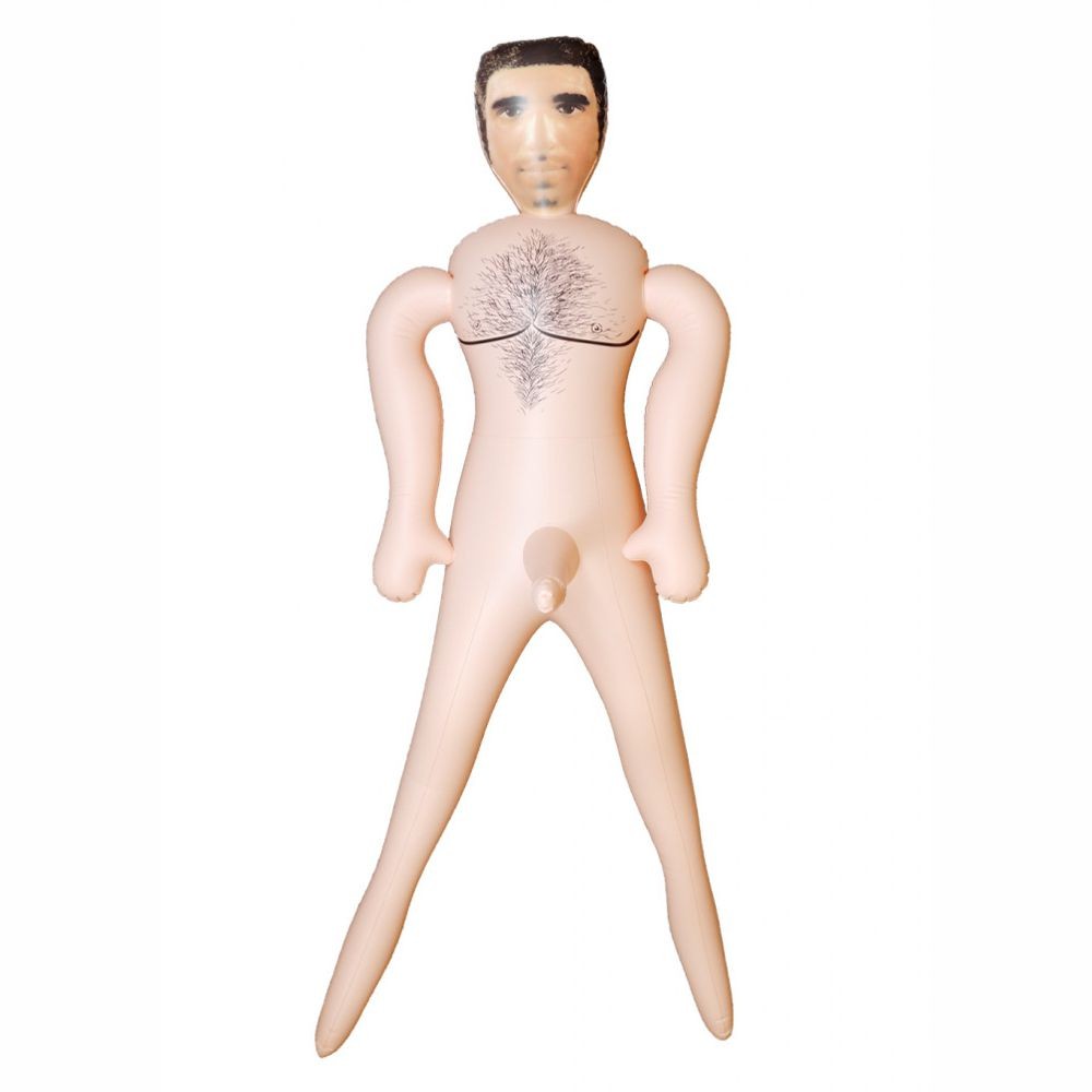 POSTMAN LOVE DOLL BAMBOLO GONFIABILE MASCHIO UOMO BIANCO POSTINO SUPERDOTATO 20 CM