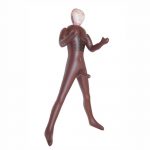 AMERICAN FOOTBALLER LOVE DOLL BAMBOLO GONFIABILE MASCHIO UOMO NERO ATLETA SUPERDOTATO 20 CM