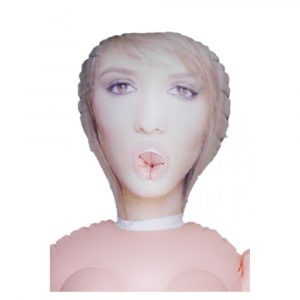 SINGLE GIRL BAMBOLA GONFIABILE BIANCA LOVE DOLL GRANDEZZA REALE SINGLE IN PVC CON GENITALI IN CYBERSKIN ESTRAIBILI