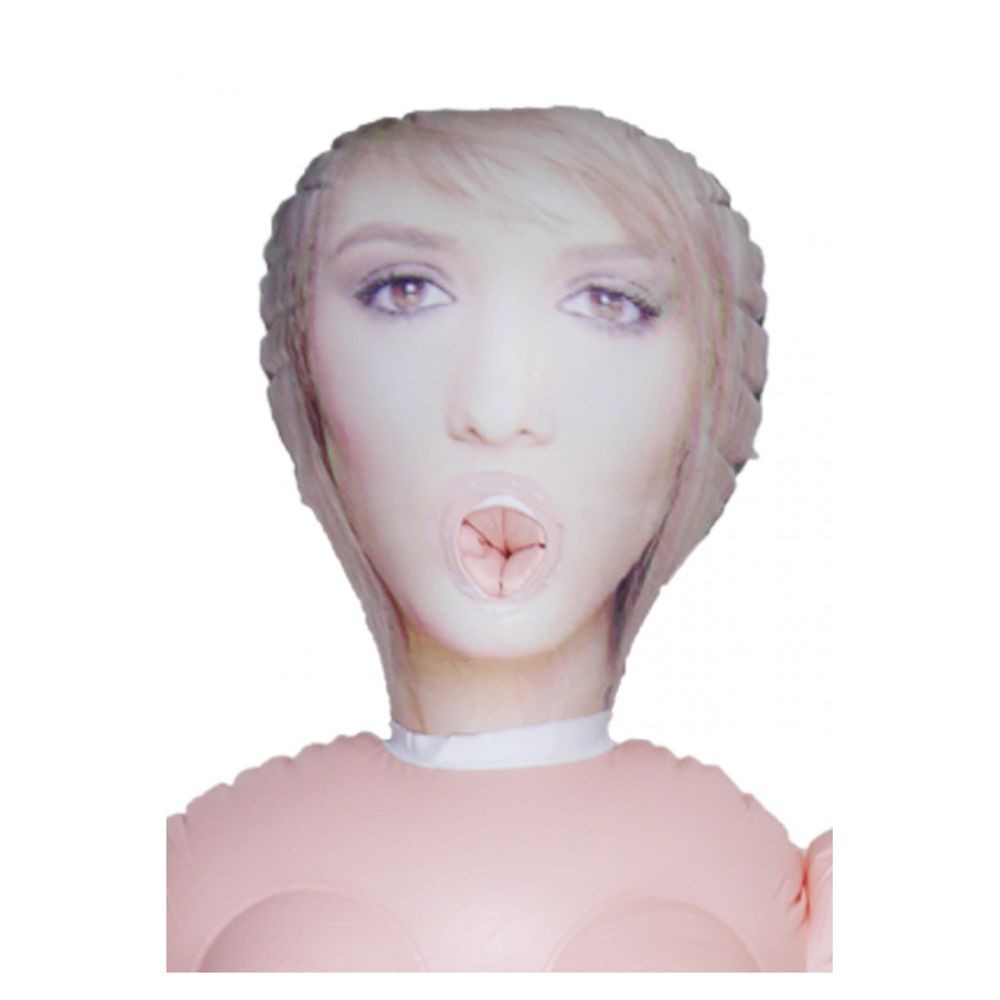 SINGLE GIRL BAMBOLA GONFIABILE BIANCA LOVE DOLL GRANDEZZA REALE SINGLE IN PVC CON GENITALI IN CYBERSKIN ESTRAIBILI