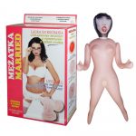 MARRIED BAMBOLA GONFIABILE BIANCA LOVE DOLL GRANDEZZA REALE SPOSATA IN PVC CON GENITALI IN CYBERSKIN ESTRAIBILI