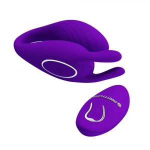 PRETTY LOVE BILL VIBRATORE GIOCO DI COPPIA WIRELESS 12 FUNZIONI IN SILICONE
