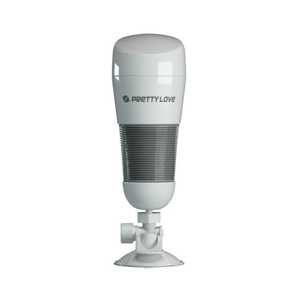 PRETTY LOVE HEDY VAGINA MASTURBATORE SILICONE E TPR CON CUSTODIA RIGIDA E VENTOSA REGOLABILE
