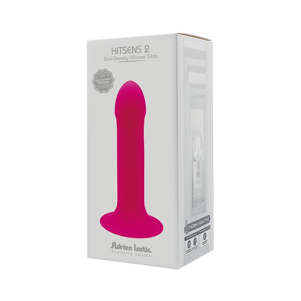 HITSENS 2 PINK DILDO IL SILICONE MEMORY DOPPIA DENSITÀ