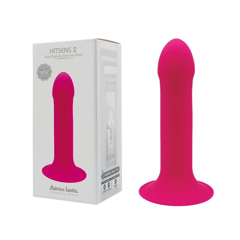 HITSENS 2 PINK DILDO IL SILICONE MEMORY DOPPIA DENSITÀ