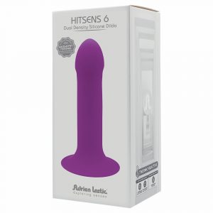 HITSENS 6 PURPLE DILDO IL SILICONE MEMORY DOPPIA DENSITÀ