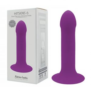 HITSENS 6 PURPLE DILDO IL SILICONE MEMORY DOPPIA DENSITÀ