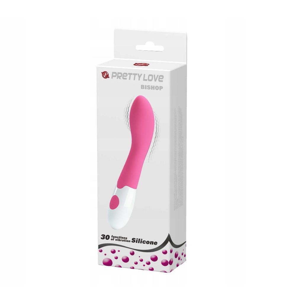 11256 PRETTY LOVE BISHOP SILICONE FUXIA SILENZIOSO 30 FUNZIONI CM 20 X 3