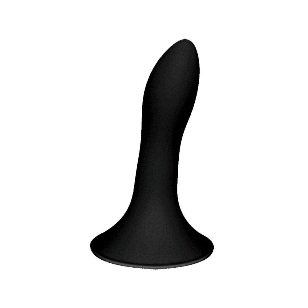 HITSENS 5 BLACK 24059 PLUG ANALE DILDO IN SILICONE NERO TERMO REATTIVO A DOPPIA DENSITÀ