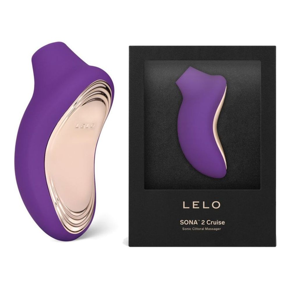LELO CLITORIS SONA 2 CRUISE LILAC STIMOLATORE CLITORIDE VIBRATORE SILICONE VIOLA RICARICABILE USB