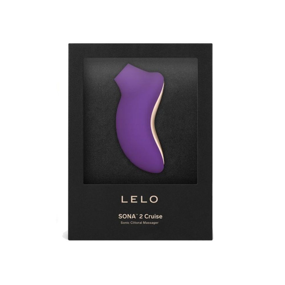 LELO CLITORIS SONA 2 CRUISE LILAC STIMOLATORE CLITORIDE VIBRATORE SILICONE VIOLA RICARICABILE USB