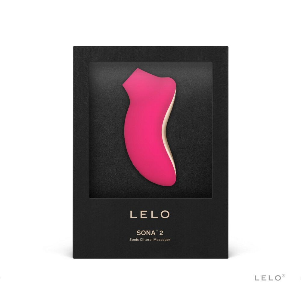 LELO CLITORIS SONA 2 CHERRY STIMOLATORE CLITORIDE VIBRATORE SILICONE VIOLA RICARICABILE USB
