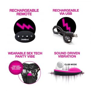 MUTANDINA OHMIBOD CLUB VIBE 2.0H CON STIMOLATORE WIRELESS
