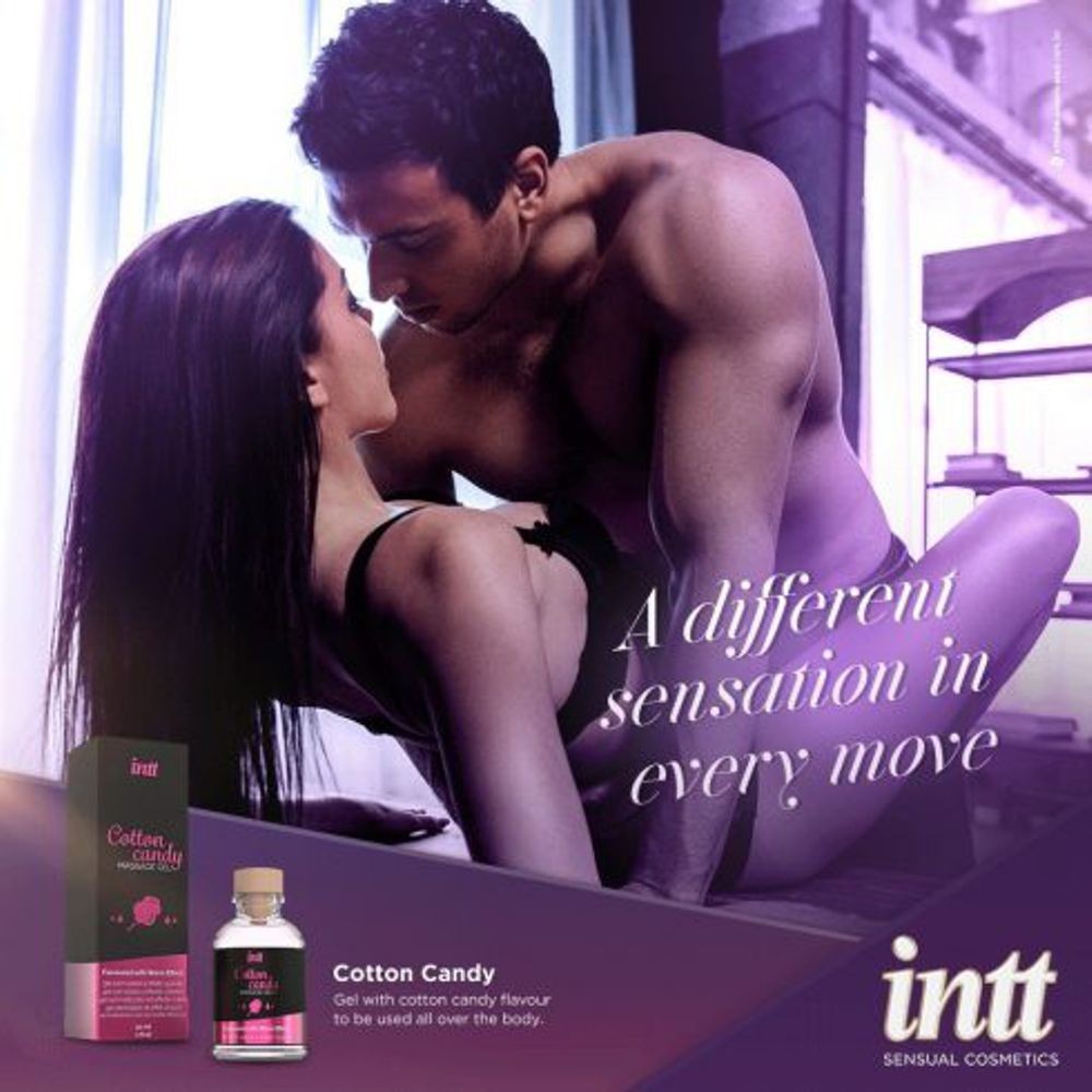 INTT COTTON CANDY KISAABLE MASSAGE GEL DA MASSAGGIO CON EFFETTO CALDO 30 ML